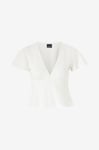 Gina Tricot - Topp Tie Top - Vit
