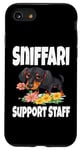 Coque pour iPhone SE (2020) / 7 / 8 Sniffari Support Staff Funny Weiner Dog Lover Puppy Parent