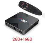 tv box android X98H Lecteur Multimédia de Diffusion en continu Android 13 Boîte TV 4K boitier iptv 2GO+ 16GO
