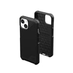 URBAN ARMOR GEAR UAG Case Compatible with iPhone 15 Case 6.1" Metropolis LT Kevlar Black Built-in Magnet Compatible with MagSafe Charging Rugged Military Grade Dropproof Protective Cover
