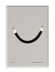Put A Smile On Your Everyday Home Decoration Posters & Frames Posters Black & White Multi/patterned Olle Eksell