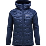Peak Performance M Helium Down Hybrid Hood Blue Shadow