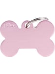MyFamily ID Tag Basic collection Big Bone Pink in Aluminum
