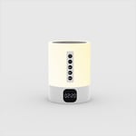 Rhafayre - Enceinte Bluetooth Reveil Veilleuse, Lampe de Chevet Tactile avec Machine à Bruit Blanc, Haut-Parleur Bluetooth Veilleuse Enfant Réveil