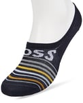 BOSS Men's Low Cut Stripe CC Ankle Socks, Dark Blue401, 43-46