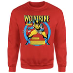 X-Men Wolverine Bio Sweatshirt - Red - XS