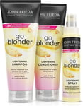 John Frieda Sheer Blonde Go Blonder Lightening Shampoo, Conditioner and Controll