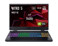PC Portable Gaming Acer Nitro 5 AN517-55-5772 17,3" Full HD 144Hz Intel Core i5 16 Go RAM 512 Go SSD Nvidia GeForce RTX 4050 TGP 95W Noir