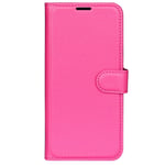 Xiaomi 14 Pro Kunstskinn Deksel m. Lommebok &amp; Stativ - Pink