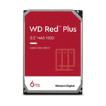 Western Digital Wd Red Plus 6Tb Hdd 3.5" Nas Sata 256Mbs 5640Rpm 3Yrs Wty