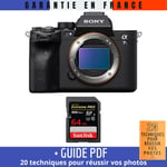 Sony A7S III Nu + SanDisk 64GB Extreme PRO UHS-II SDXC 300 MB/s + Guide PDF MCZ DIRECT '20 TECHNIQUES POUR RÉUSSIR VOS PHOTOS