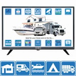 22" 12V / 240V Full HD LED Digital Freeview TV MOTORHOME CARAVAN BOAT USB PVR