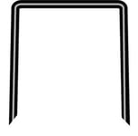 Rapid 400148 Häftklammer 1250-pack, T50 T50-1/4, 6 mm