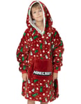 Minecraft Red Blanket Hoodie (Unisex Kids)