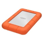 Disque dur externe LaCie Rugged Mini - 2TB - USB 3.0 - Alimenté par port USB - Orange