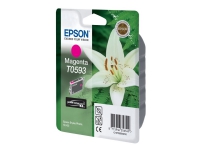 Epson T0593 - 13 ml - magenta - original - blister - bläckpatron - för Stylus Photo R2400