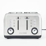 Spectrum Brushed 4 Slice Toaster Stainless Steel