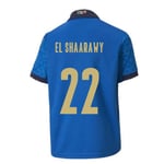 2020-2021 Italy Home Football Soccer T-Shirt (Kids) (Stephan El Shaarawy 22)