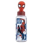 Stor - Water Bottle w/3D Figurine 560 ml Spider-Man (088808723-74859)