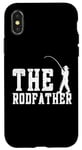 iPhone X/XS The Rodfather Fishing Fish Vintage Hunting Fisherman Case