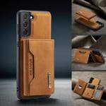samsung Samsung Galaxy S22 Ultra Magnetic Wallet Brown