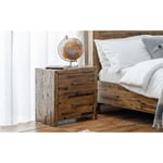 Rustic Oak Bedside Drawers (2 Drawers)
