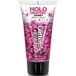 Glitter Me Up Holographic Face & Body Glitter Gel Princess Pink