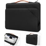 TiMOVO 15.6 Inch Laptop Tablet Sleeve Case with Handle Compatible with MacBook Pro 16" 2019, MacBook Pro Retina 15.4", Surface Book 2/1 15, Asus VivoBook 15.6, Black