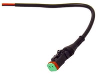 Deutsch (DT) kontakt med kabel (Anslutning: Hona)