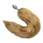 Furry Tales Fox Tail Metal Butt Plug Faux Fur Cosplay Fantasy Role Play Anal Toy