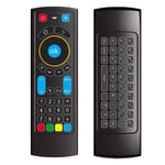 Mx3 Pro Air Mouse Remote 2.4GHz Portable Wireless Mouse and Keyboard Compitable with Android TV Box, Smart TV, PC, Windows, Mac OS, Linux, IPTV, Xbox, Laptop
