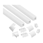 D-Line Sats med kabelsamlare 22X22MM 3 St 1m
