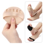 2-pack Honeycomb Forefoot - Skoinlägg - Mjuka Toe Socks Svart