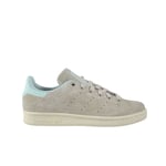 Adidas Stan Smith Lace-Up Beige Suede Leather Womens Trainers S32261