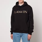 Lanvin Curb Embroidered Logo Cotton Hoodie - L