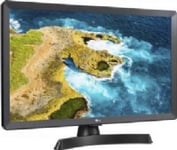 LG 24TQ510S-PZ - LED-skjerm med TV-kanalvelger - Smart - 23.6 - 1366 x 768 HD - 250 cd/m² - 1000:1 - 14 ms - 2xHDMI - høyttalere - svart, jerngrå