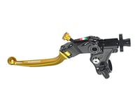 ACCOSSATO Commande d'embrayage à câble avec Levier articulé coloré (Bouton+Levier) avec Fixation Micro pour Kawasaki Ninja ZX-10R de 2006 à 2010 CC 1000
