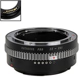 Fotodiox Pro Lens Mount Adapter Compatible with Mamiya 35mm (ZE) SLR Lens on Canon EOS (EF, EF-S) Mount D/SLR Camera Body - with Gen10 Focus Confirmation Chip and Built-in Aperture Control Dial