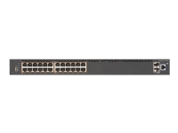 Extreme Networks Ethernet Routing Switch 4900 4926GTS-PWR+ - Switch - L3 - Administrerad - 24 x 10/100/1000 (PoE+) + 2 x 10 Gigabit SFP+ - rackmonterbar - PoE+ (720 W) - med 90 dagars avancerad teknisk support efter köpet