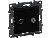 Legrand Niloe Step Antennuttag 863576 Tv Typ F Dubbeländad Stjärnsortering