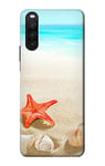 Sea Shells Starfish Beach Case Cover For Sony Xperia 10 III
