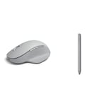 Microsoft Surface Precision Mouse - Grey & Surface Pen - Platinum