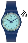Swatch SVHN102-5300 CIELPAY! Unisex Blue Silicone Strap Watch