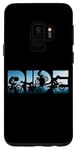 Coque pour Galaxy S9 Dirt Bike Ride On Funny Motocross Biker MX Moto Lover