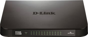 D-Link GO 24-port gigabit kytkin, musta
