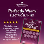 Slumberdown Perfectly Warm Luxury Electric Blanket-Double Double