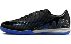 NIKE Men's Zoom Vapor 15 Soccer Shoe, Black Chrome Hyper Royal, 5 UK