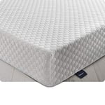 Silentnight 7 Zone Memory Foam Rolled Mattress | Made in the UK | |Medium Firm |Euro Double,White