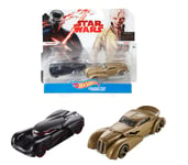 New Kylo Ren & Snoke Star Wars Hot Wheels Set Car 2 pack Die-Cast Toys