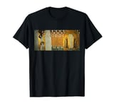 Longing for Happiness Finds Repose in Poetry by Gustav Klimt T-Shirt